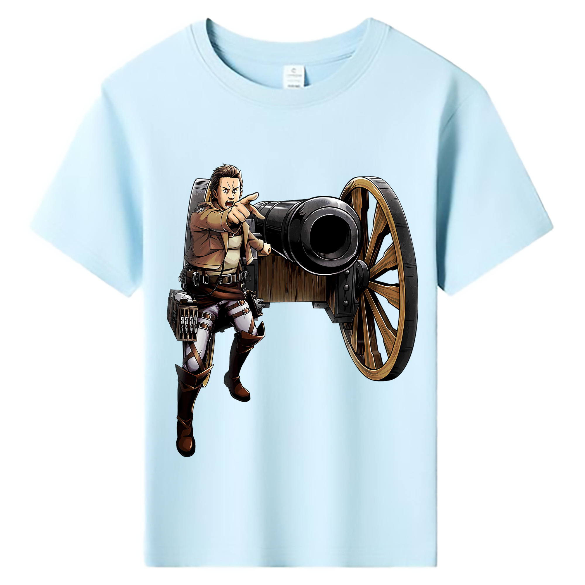 （画像用） 進撃の巨人 Attack on Titan 綿100％キッズTシャツ（フロントプリント）